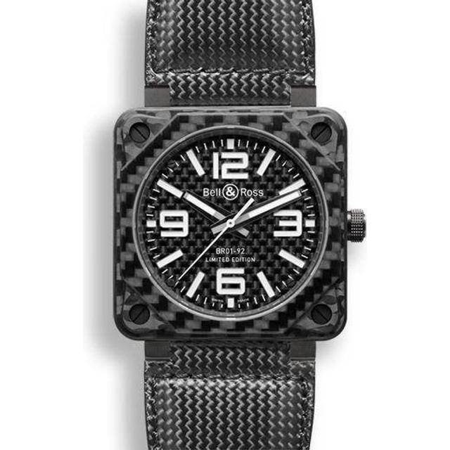 Bell & Ross BR 01 92 Carbon Fiber 3 Hand - Black