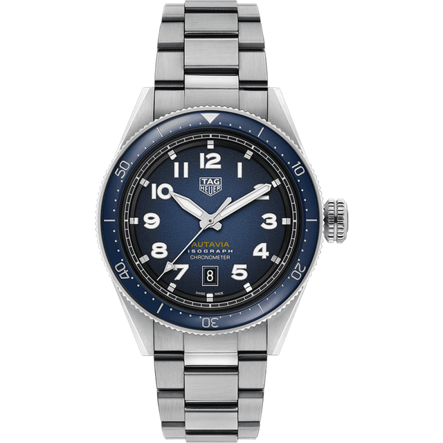 TAG Heuer Watch Autavia Isograph - Blue