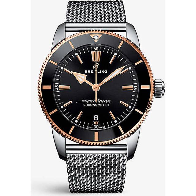 Breitling Blue Stainless Steel Superocean Heritage Chronograph A13320 Automatic  Men's Wristwatch 46mm