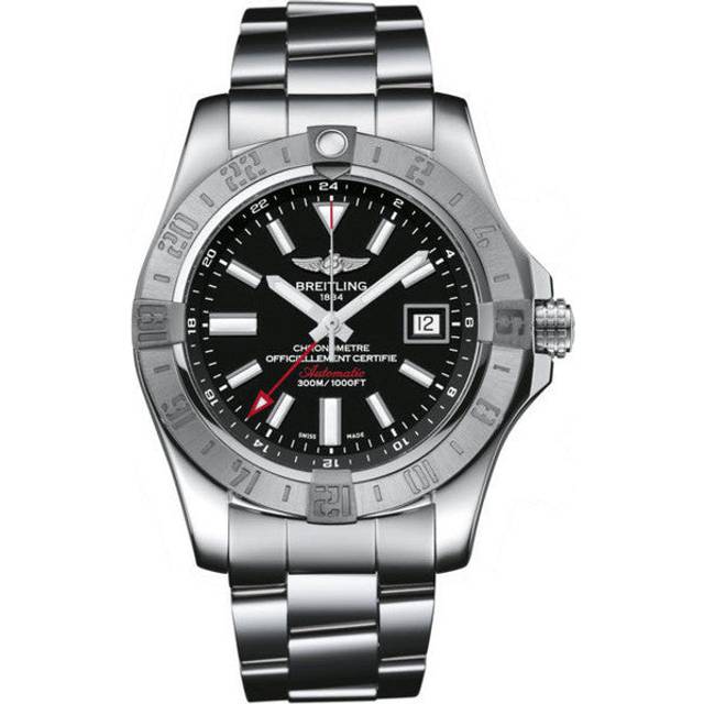 Breitling Watch Avenger II GMT Professional III Bracelet - Black