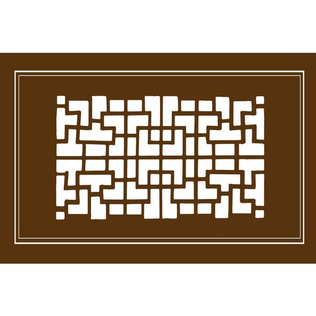 Shoji Screen in Brown III by Vision Studio - Wrapped Canvas Graphic Art (30cm H x 20cm W x 3.8cm D)