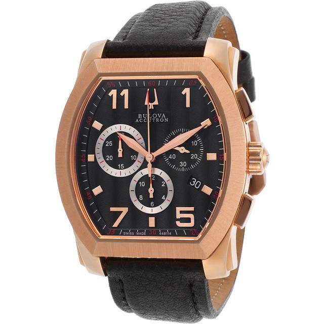 Bulova Watch Accutron Stratford Chronograph - Black