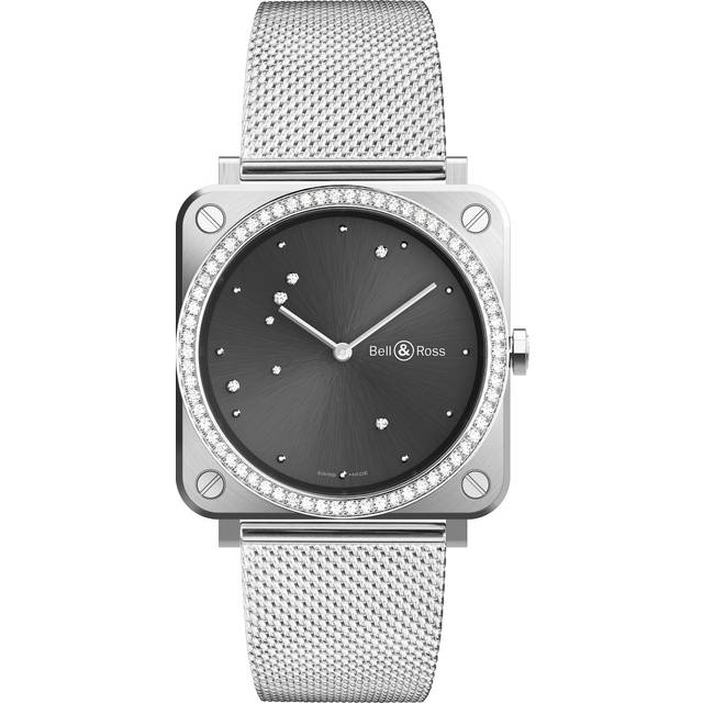 Bell & Ross Watch BRS Grey Diamond Eagle - Grey
