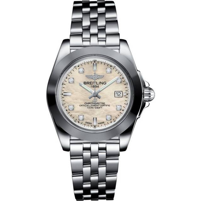 Breitling Watch Galactic 32 Sleek Edition Pilot Bracelet - White