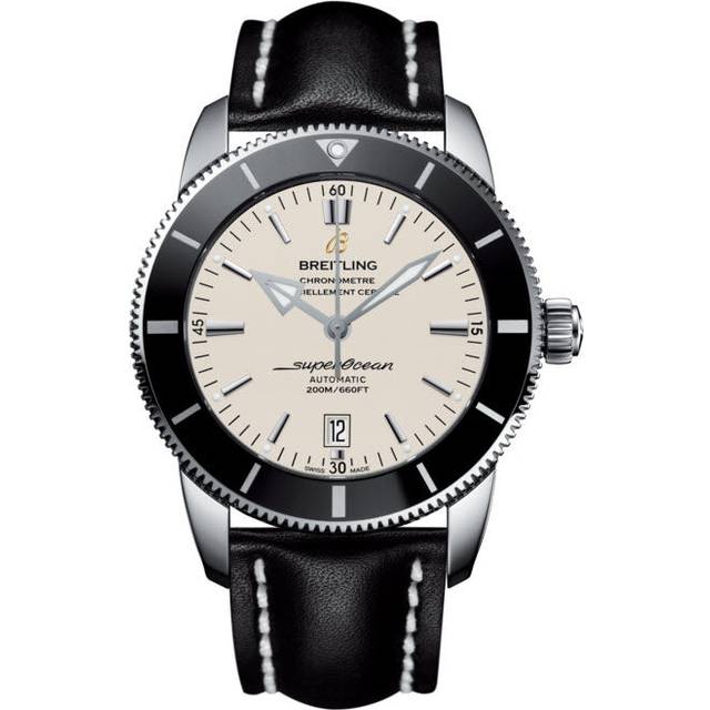 Breitling Watch Superocean Heritage II 46 Steel Leather Tang Type - Silver