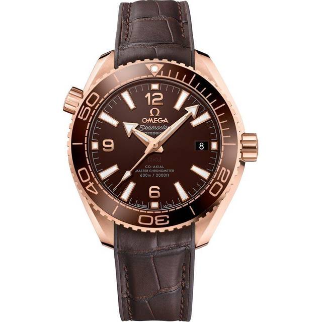 OMEGA Seamaster Planet Ocean 600M 39.5mm 18K Sedna Gold Men's Watch