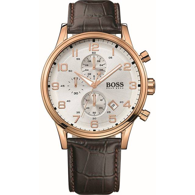 Hugo Boss Mens Aeroliner Engraved Watch