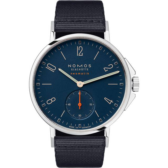 Nomos Glashutte Watch Ahoi Neomatik Atlantik Sapphire Crystal - Blue