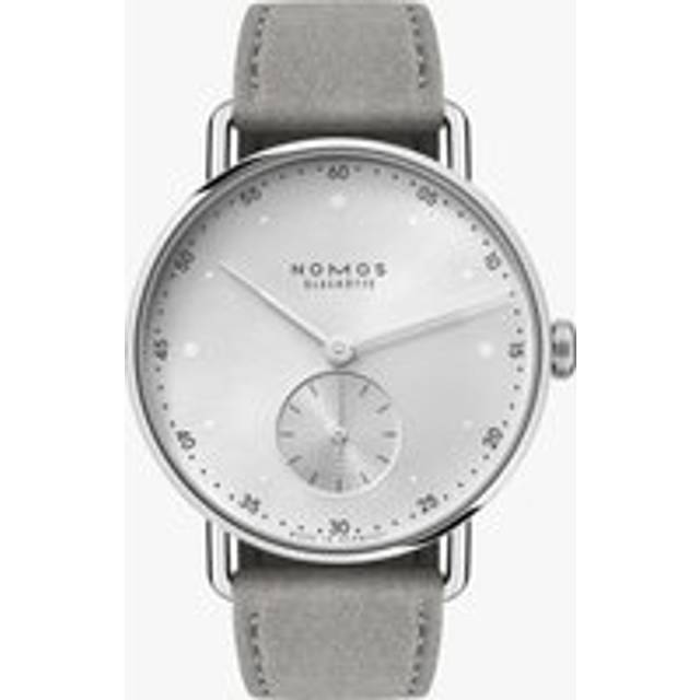 Nomos Glashutte Metro 33 Metro Silver Sapphire Crystal Watch
