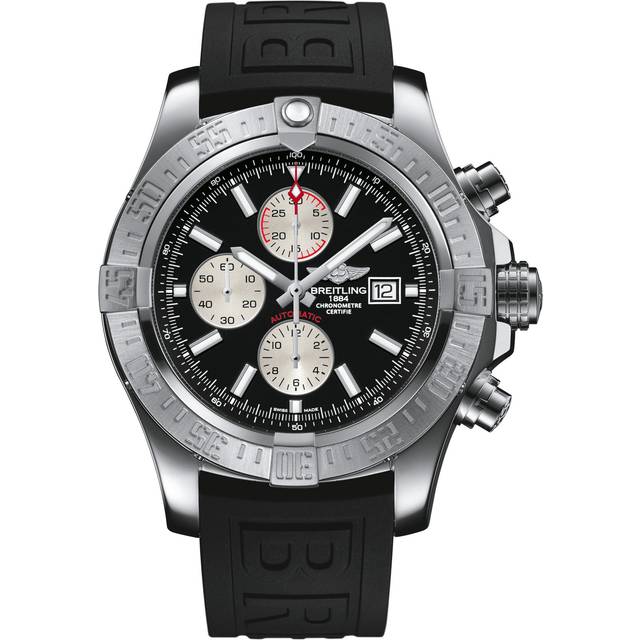 Breitling Watch Super Avenger II Chronograph Diver Pro III Push Button - Black