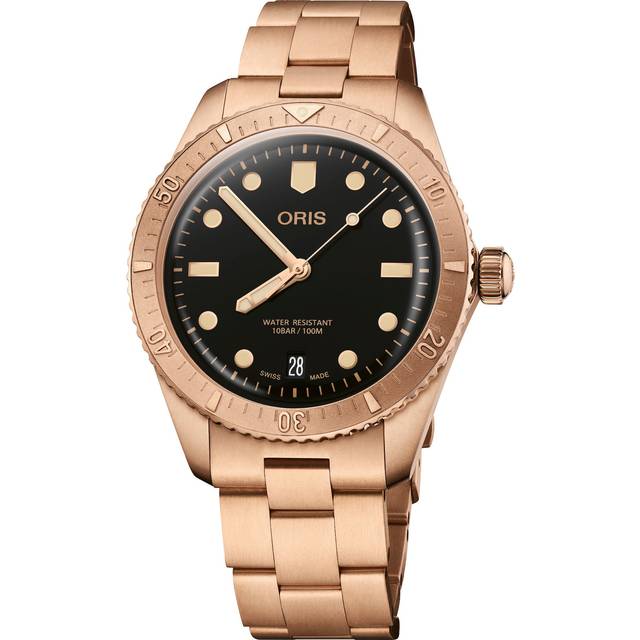 Oris Divers Sixty Five Bronze Cotton Candy Sepia