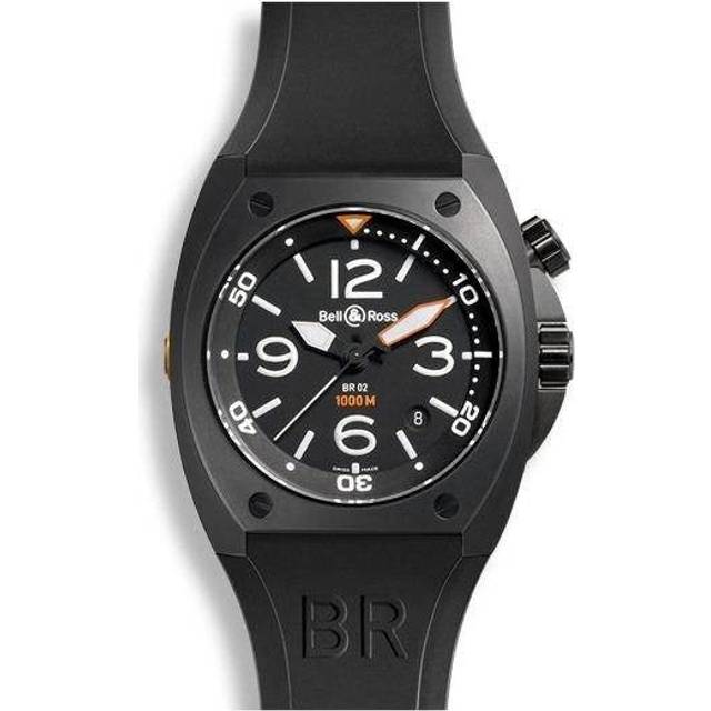 Bell & Ross BR 02 Automatic Black Carbon Case - Black