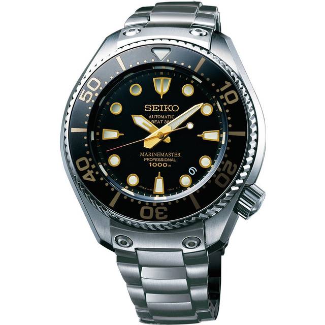 Seiko Watch Hi-Beat 36000 Prospex Marinemaster Professional 1000m Limited Edition - Black