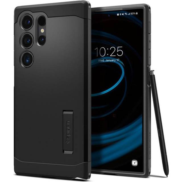 Spigen Tough Armor skal till Samsung Galaxy S24 Ultra - svart