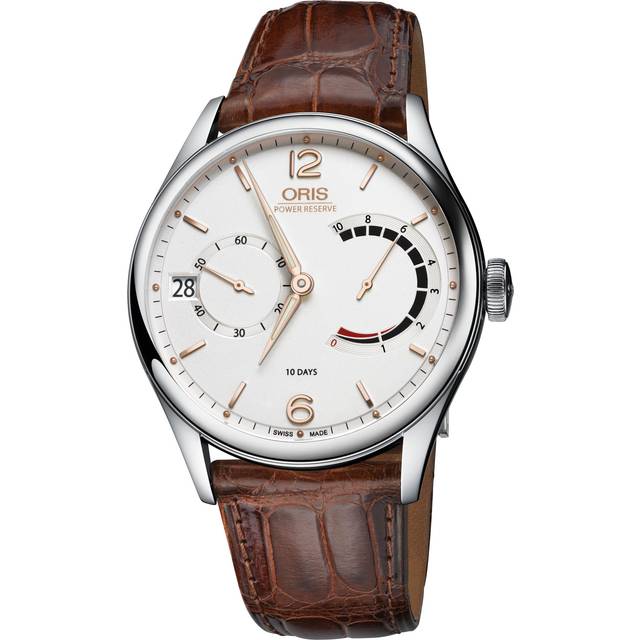 Oris Watch Artelier Calibre 111 Alligator - Silver
