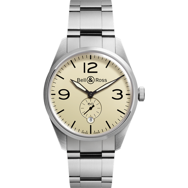 Bell & Ross Watch Vintage BR 123 Original Beige - Cream