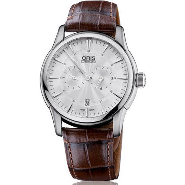 Oris Watch Artelier Regulateur Crocodile D - Silver