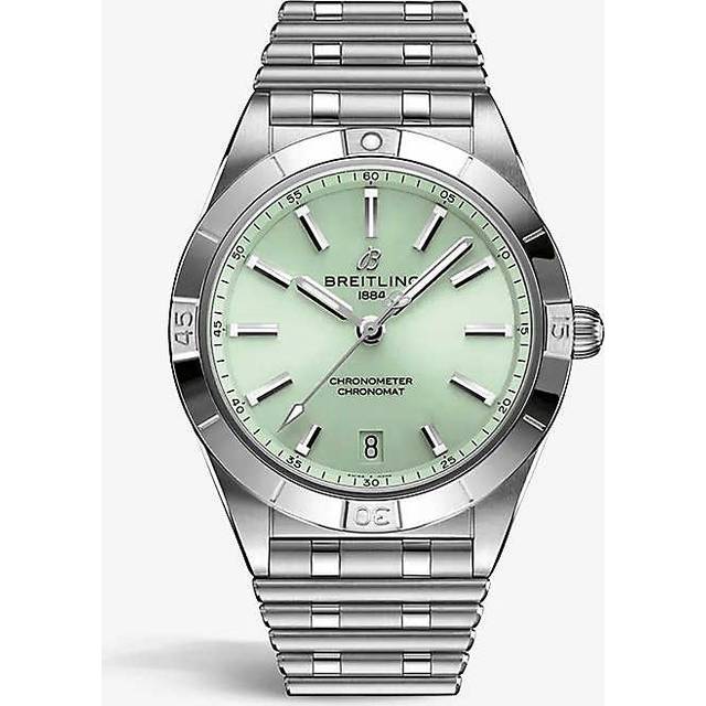 Breitling Womens Silver A10380101l1a1 Chronomat Automatic 36 Stainless Steel Watch 36mm - SILVER