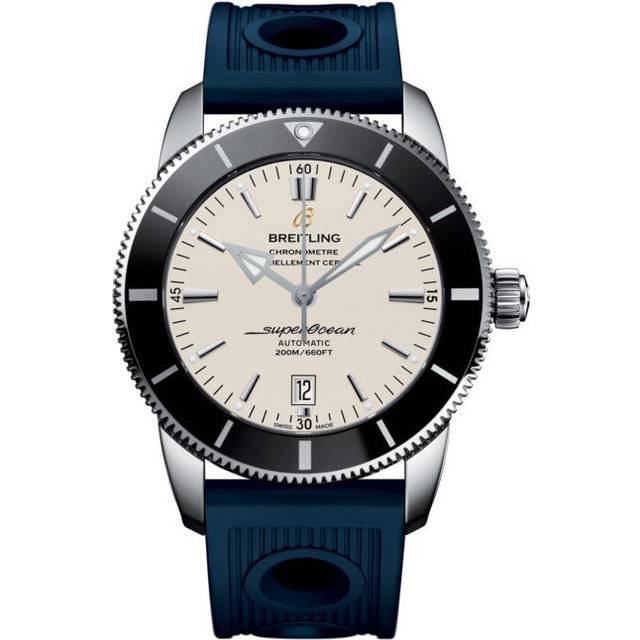 Breitling Watch Superocean Heritage II 46 Steel Stratus Silver - Silver
