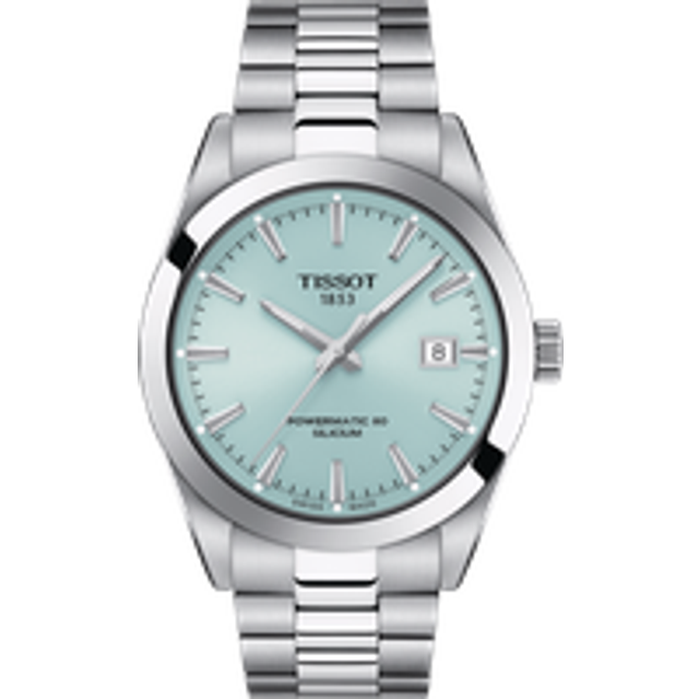Men's Powermatic 80 Silicium Watch | Stainless Steel | Blue/Silver | Tissot® - One Size