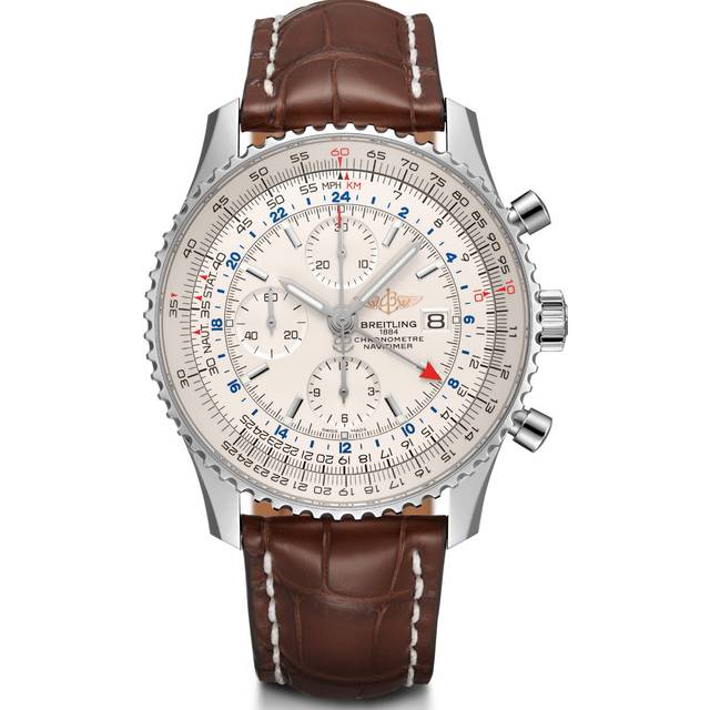Breitling Watch Navitimer Chronograph GMT 46 - White