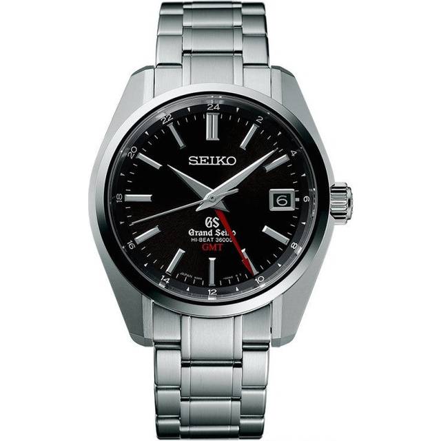 Grand Seiko Watch Mechanical Hi Beat GMT - Black