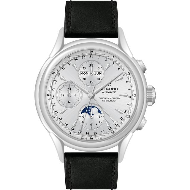 Eterna Watch Heritage 1948 Gent Chronograph - Silver