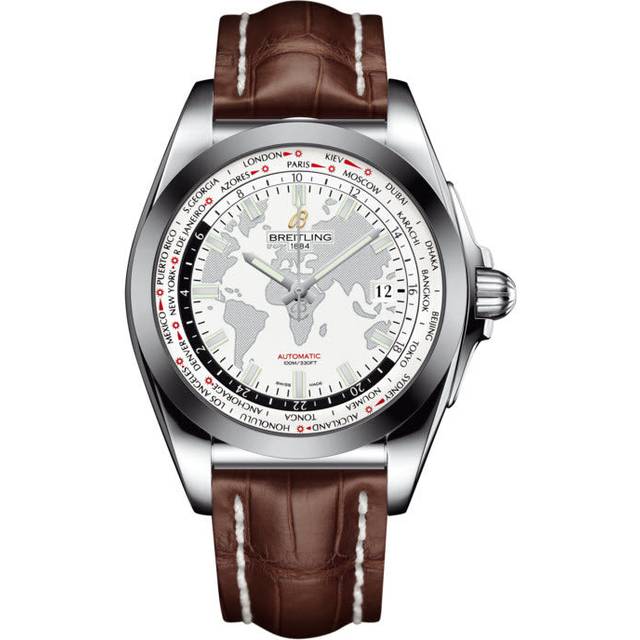 Breitling Watch Galactic Unitime SleekT Antarctica White - White