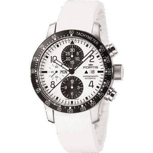 Fortis Stratoliner Chronograph White D - White
