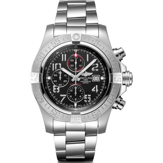 Breitling Watch Super Avenger II Steel 48 Chronograph - Black