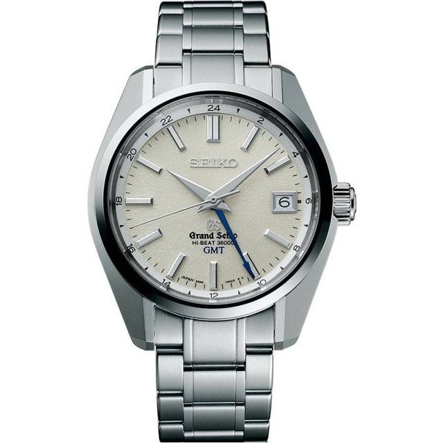 Grand Seiko Watch Mechanical Hi Beat GMT - Silver