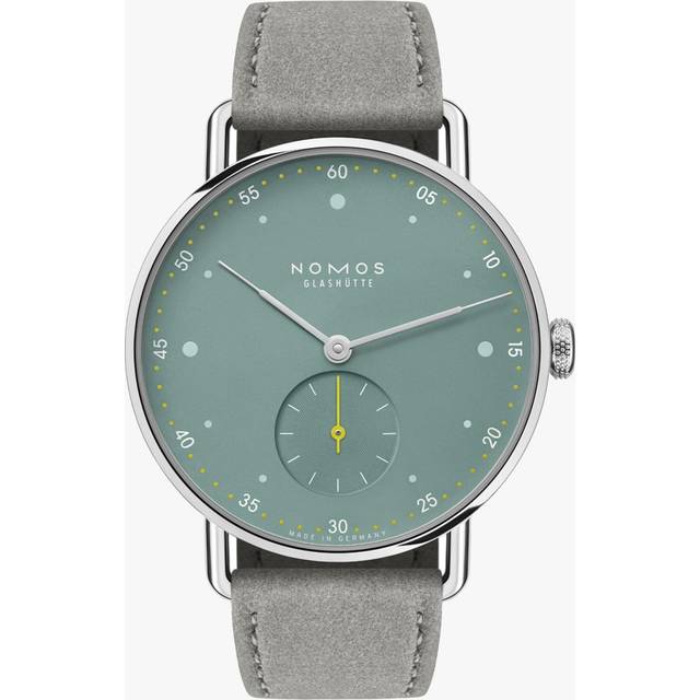 Nomos Glashutte Metro 33 Sage Sapphire Crystal