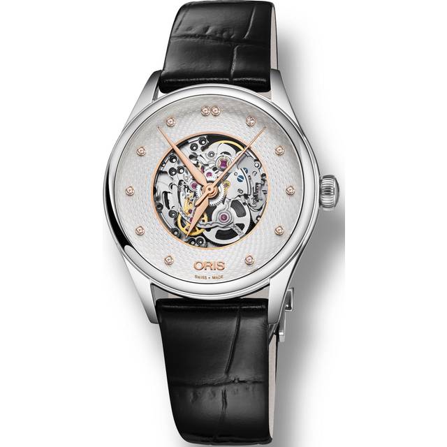 Oris Watch Artelier Skeleton Diamond - Silver