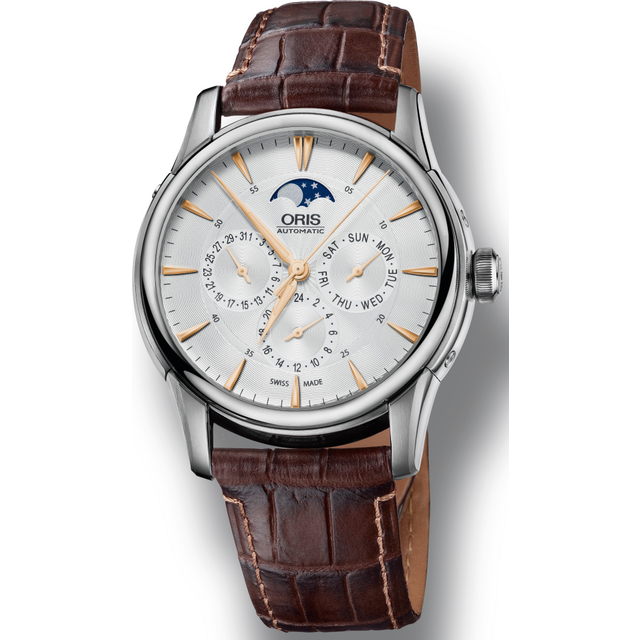 Oris Watch Artelier Complication Leather - Option1 Value Silver