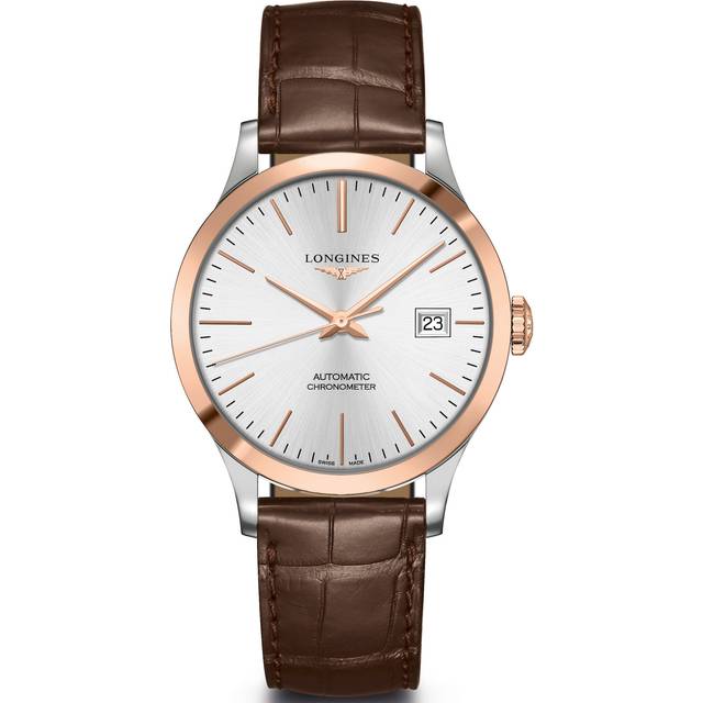 Longines Watch Record Mens - Silver