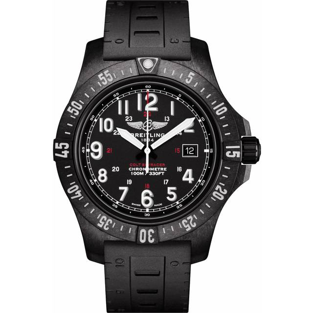 Breitling Watch Colt Skyracer Breitlight Rubber Skyracer Tang Type - Black