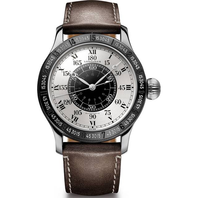 Longines Watch Lindbergh Hour Angle 90th Anniversary - Silver