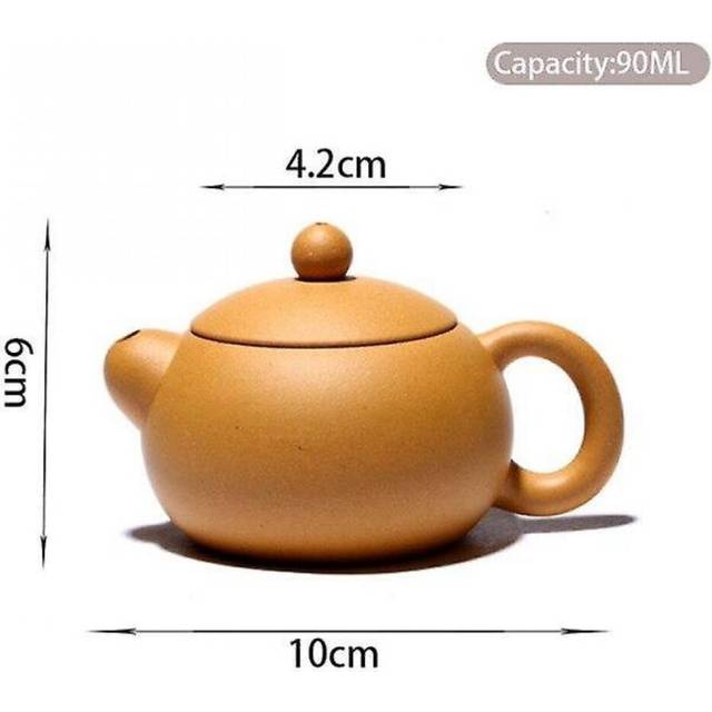 Raw Ore Section Mud Xishi Tea Pot Purple Clay Teapot Home Zisha Filter Kettle Chinese Tea Set
