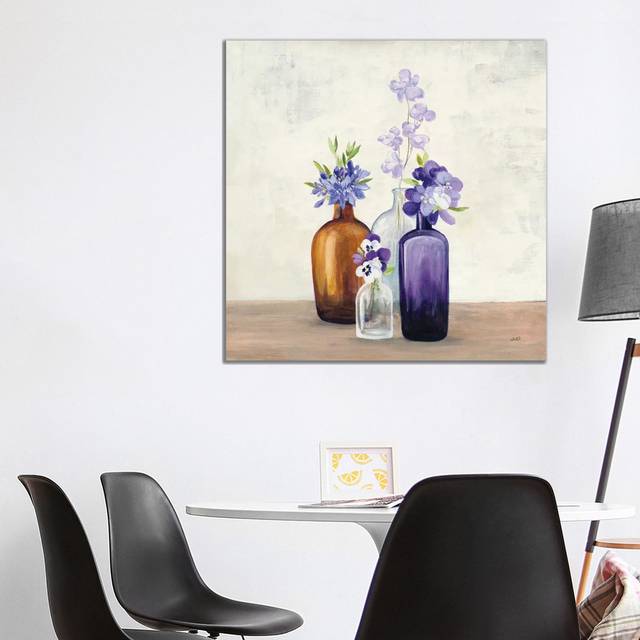 Windowsill Garden II by Julia Purinton - Wrapped Canvas Art Prints (93.98cm H x 93.98cm W)