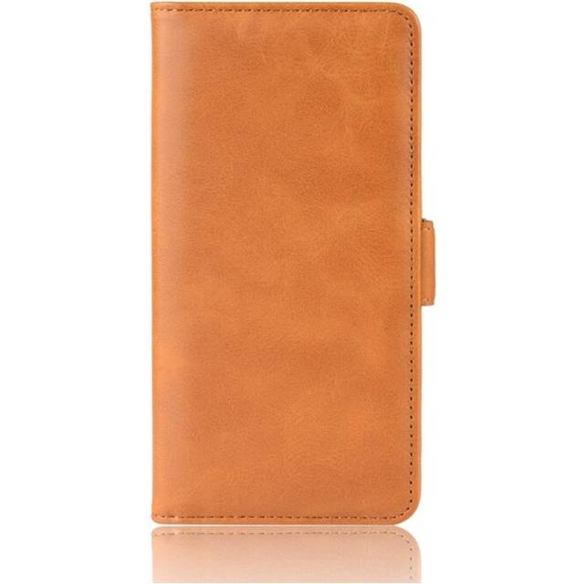 For OPPO A9 (2020) Dual-side Magnetic Buckle Horizontal Flip Leather Case with Holder & Card Slots & Wallet & Photo Frame(Yellow)