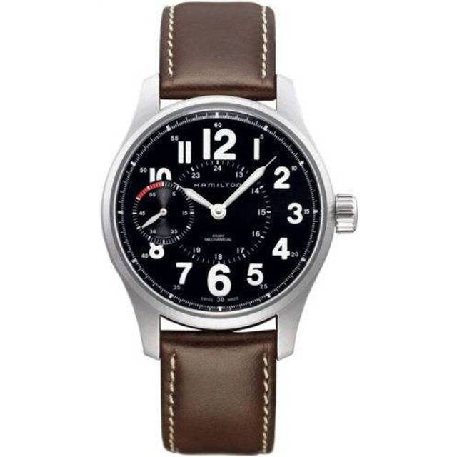 Hamilton Watch Khaki Field Officer Handwinding - Black