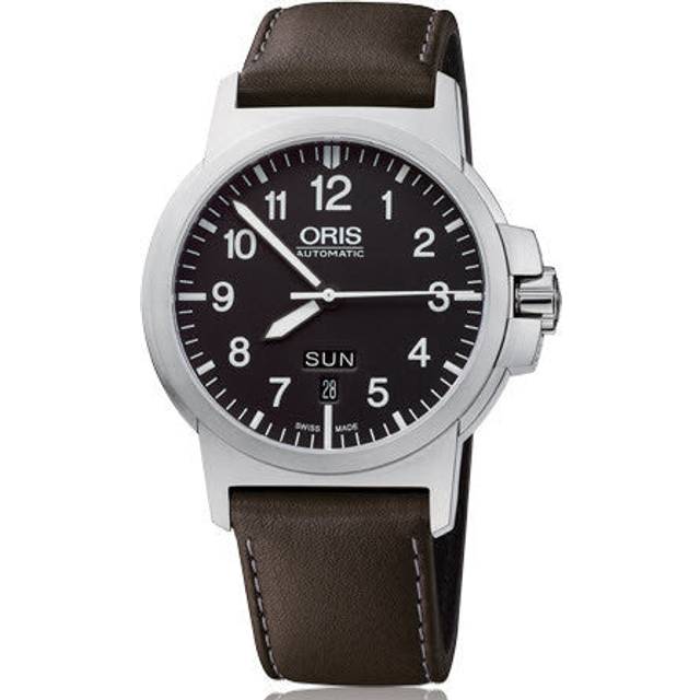 Oris Watch BC3 Advanced Day Date Leather - Black
