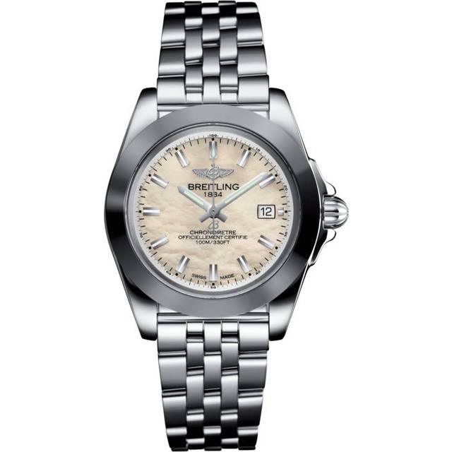 Breitling Watch Galactic 32 Sleek Edition Pilot Bracelet - White