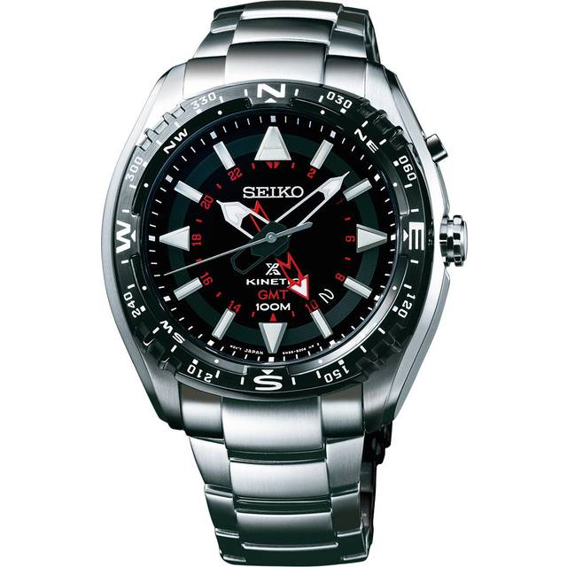Seiko Watch Prospex Kinetic GMT - Black