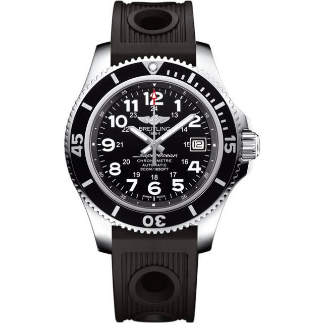 Breitling Watch Superocean II 42 Ocean Racer Pushbutton Clasp - Black