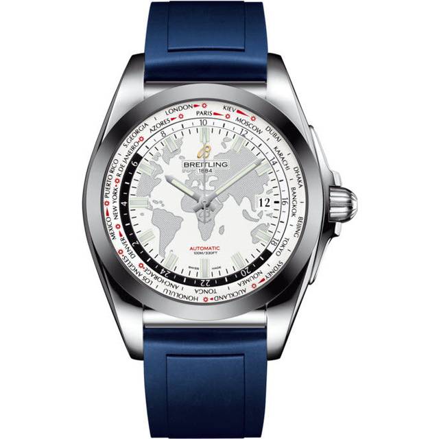 Breitling Watch Galactic Unitime SleekT Antarctica White - White