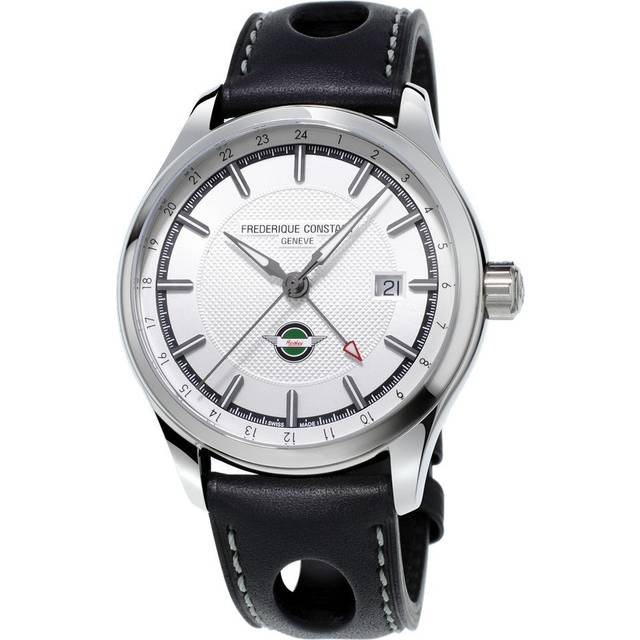 Frederique Constant Watch Vintage Rally Healey GMT Limited Edition - Silver