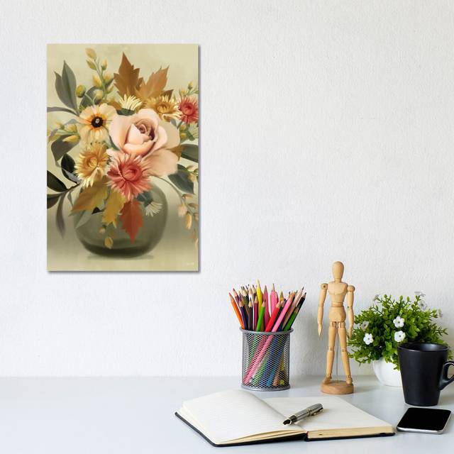 Autumn Bouquet by House Fenway - Wrapped Canvas Art Prints (20.32 cm H x 30.48 cm W)