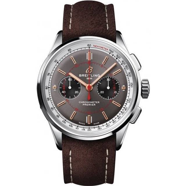 Breitling Watch Premier B01 Chronograph 42 Wheels And Waves Limted Edition - Grey