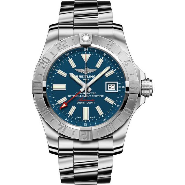 Breitling Watch Avenger II GMT Professional III Bracelet - Blue
